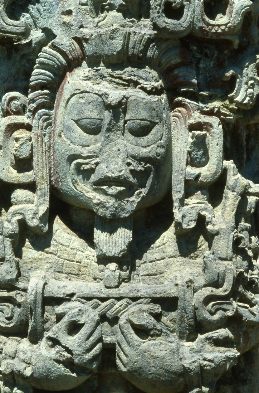 Copan Stela D door Mayan