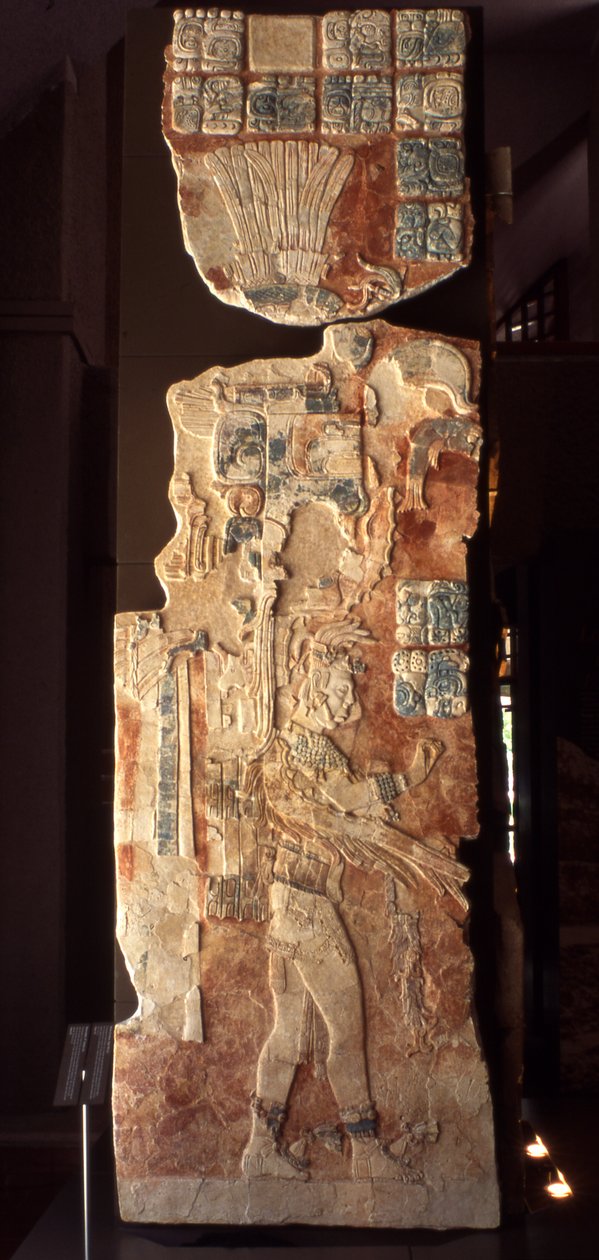 Koning Pacal Stela 12 door Mayan