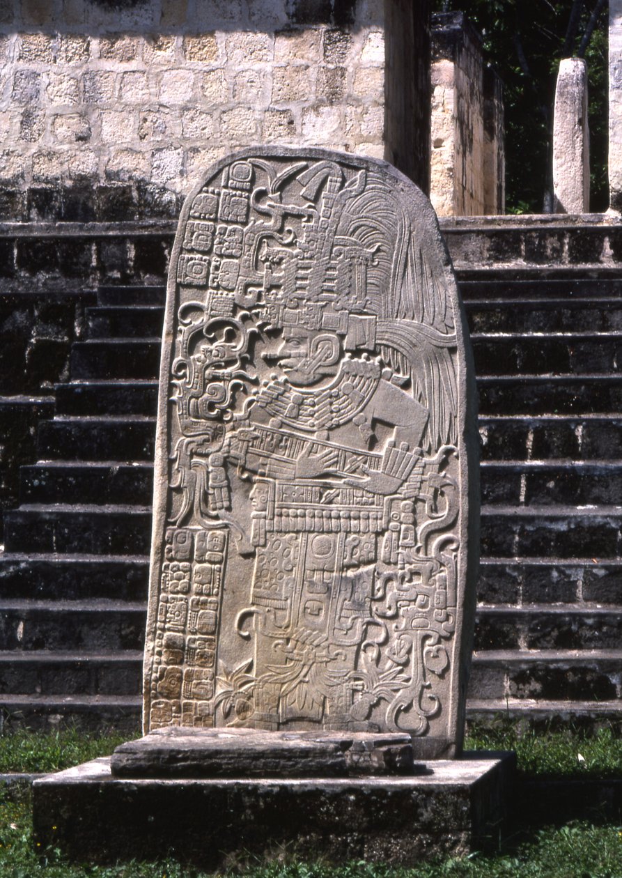 Seibal, Stela 10, Ultieme Klassieke Periode, 849 AD door Mayan