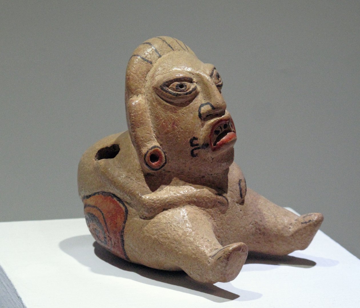 Beeldje, Tikal, Late Klassieke Periode, 600-900 AD door Mayan