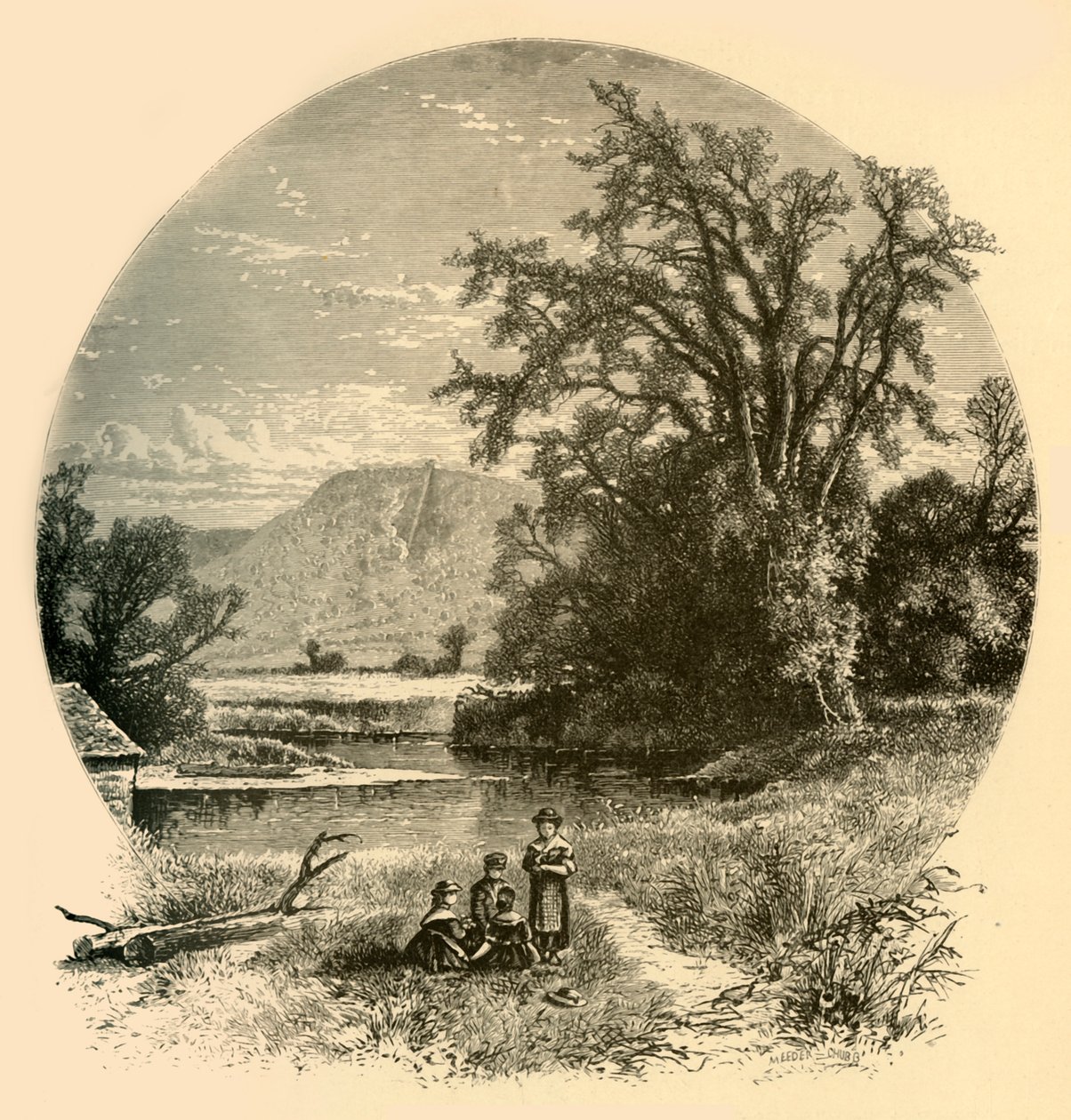 Northampton Weiden, 1874 door Meeder and Chubb