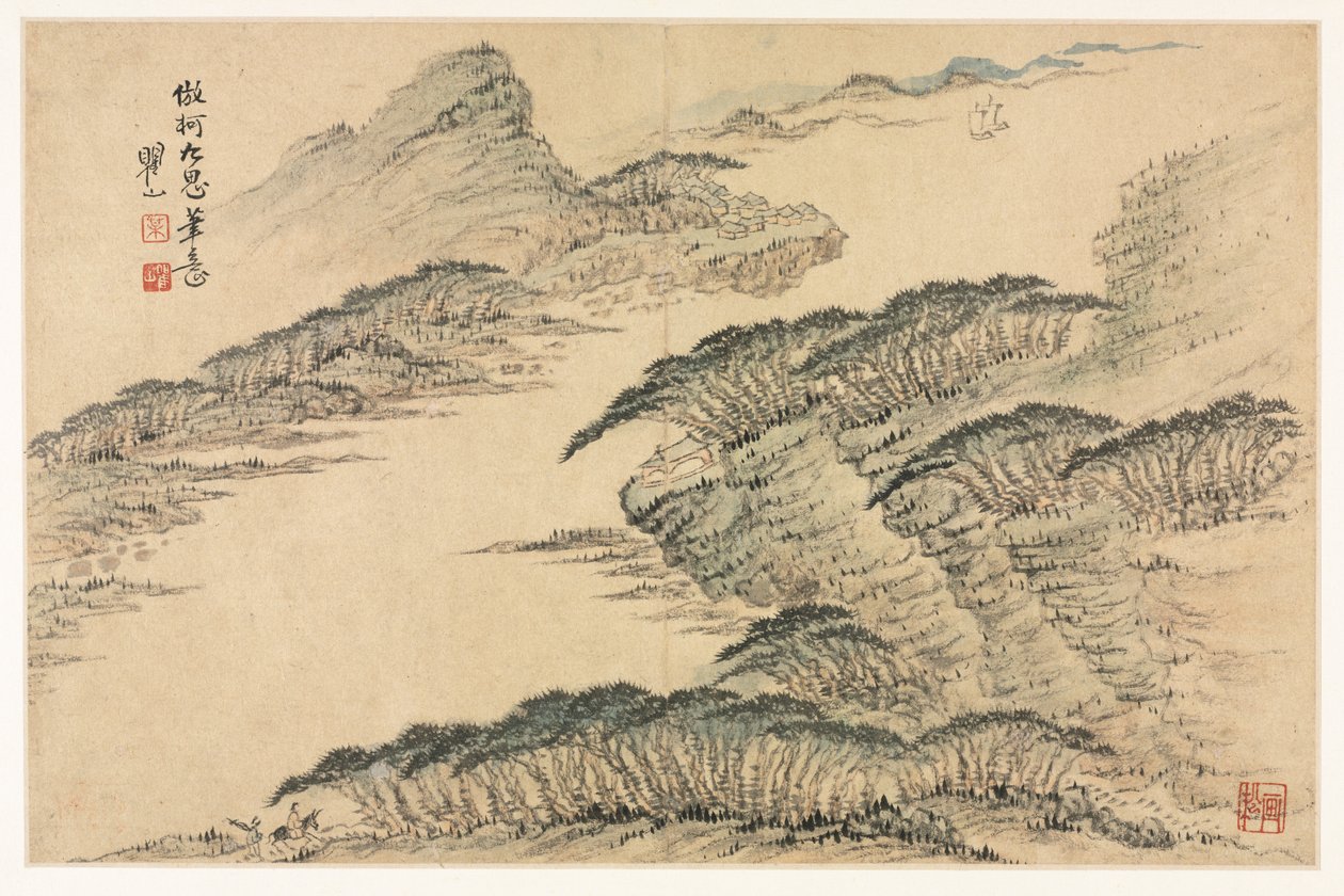 Landschappen in verschillende stijlen naar oude meesters door Mei Qing