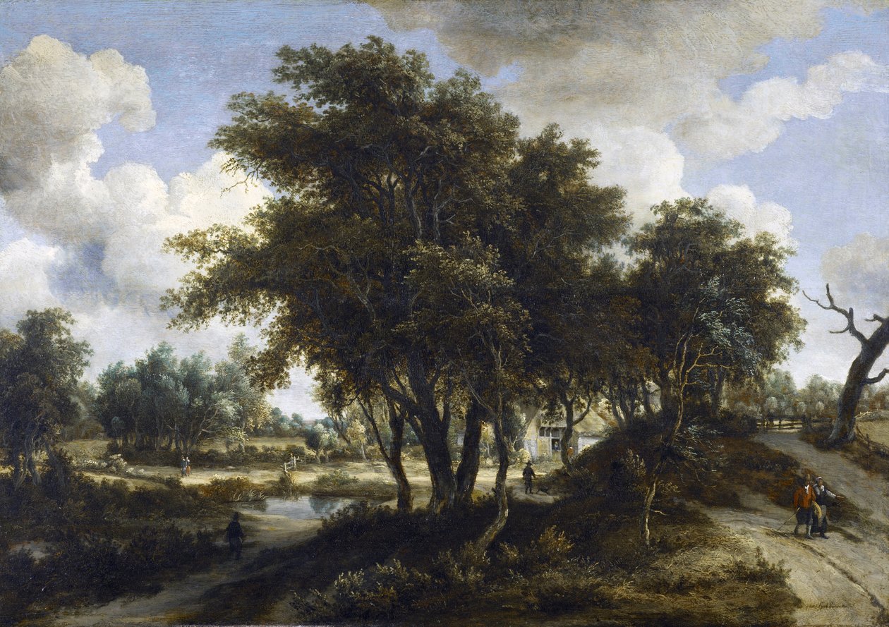 Het Huisje, ca. 1663 door Meindert Hobbema