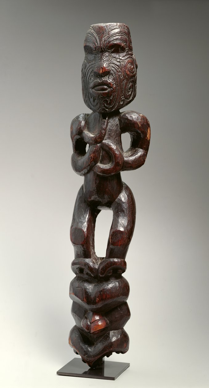 Staand Beeld (hout) door Melanesian