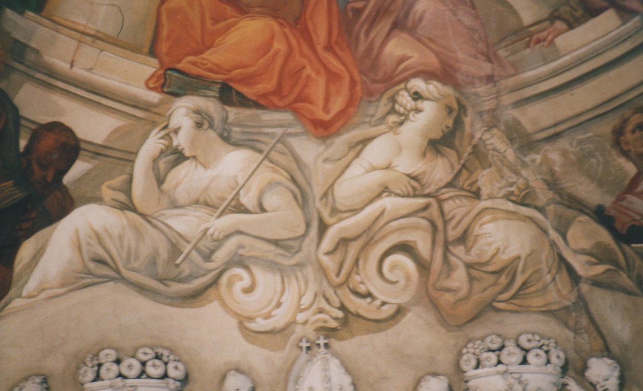Stiftskirche Banz, plafondfresco door Melchior Steidl