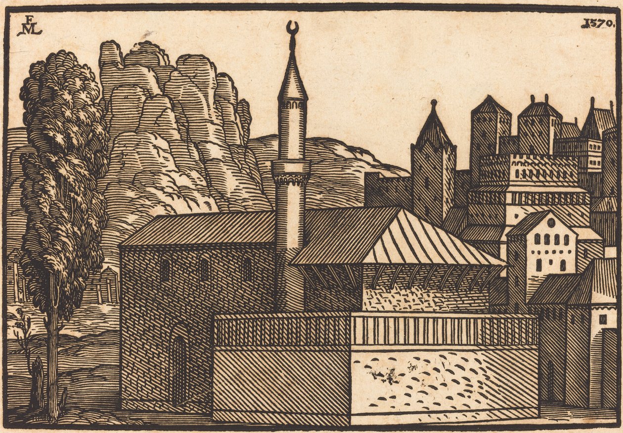 Turkse stad door Melchior Lorch