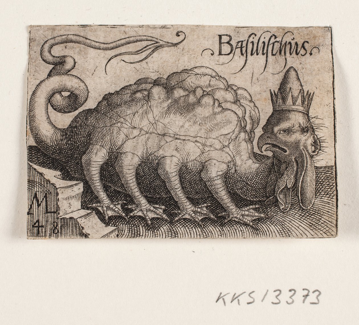 De Basilisk door Melchior Lorck