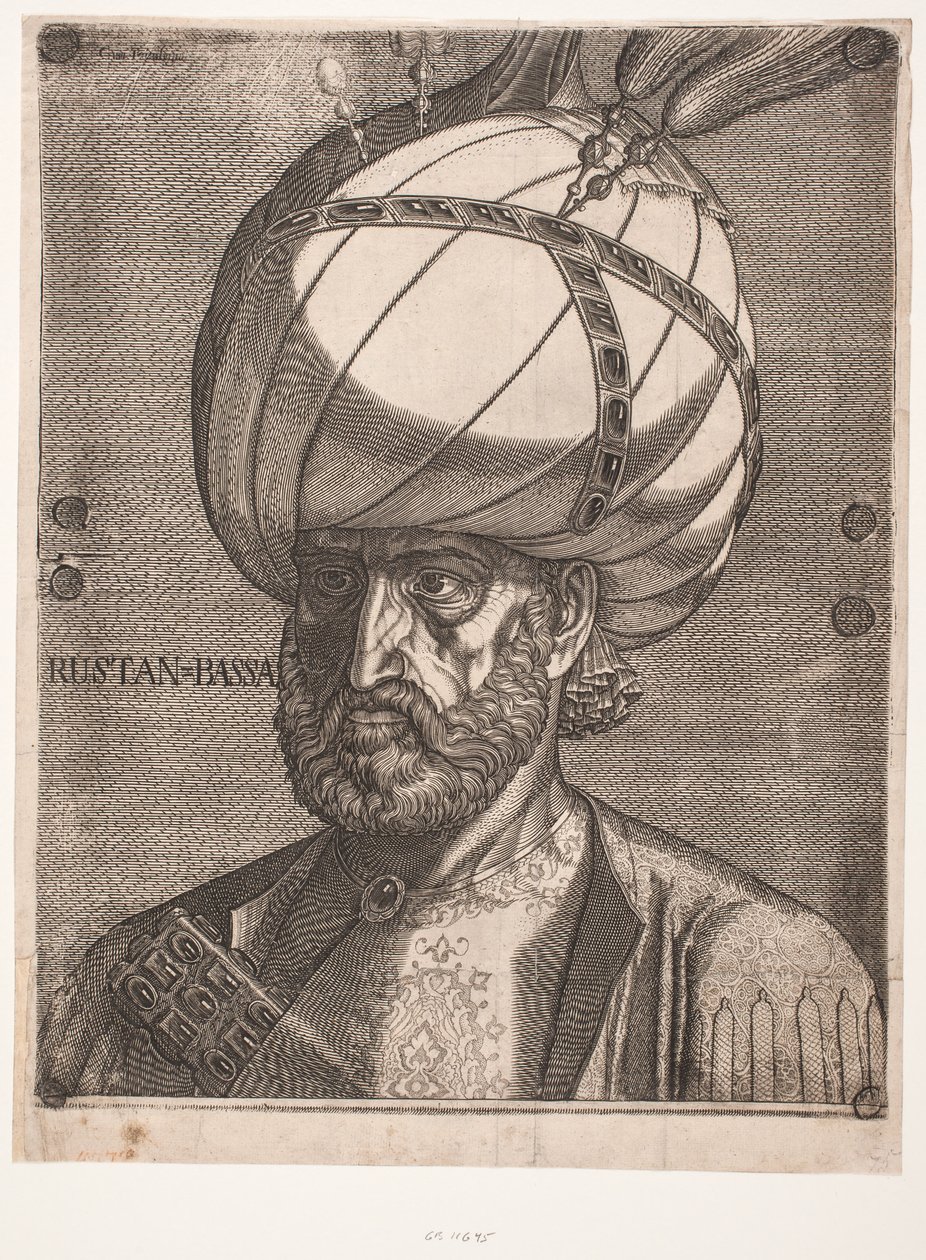 Prins Ismael, Perzische gezant door Melchior Lorck