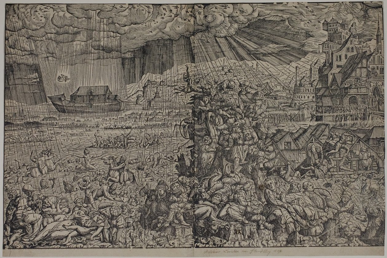 De Zondvloed door Melchior Lorck