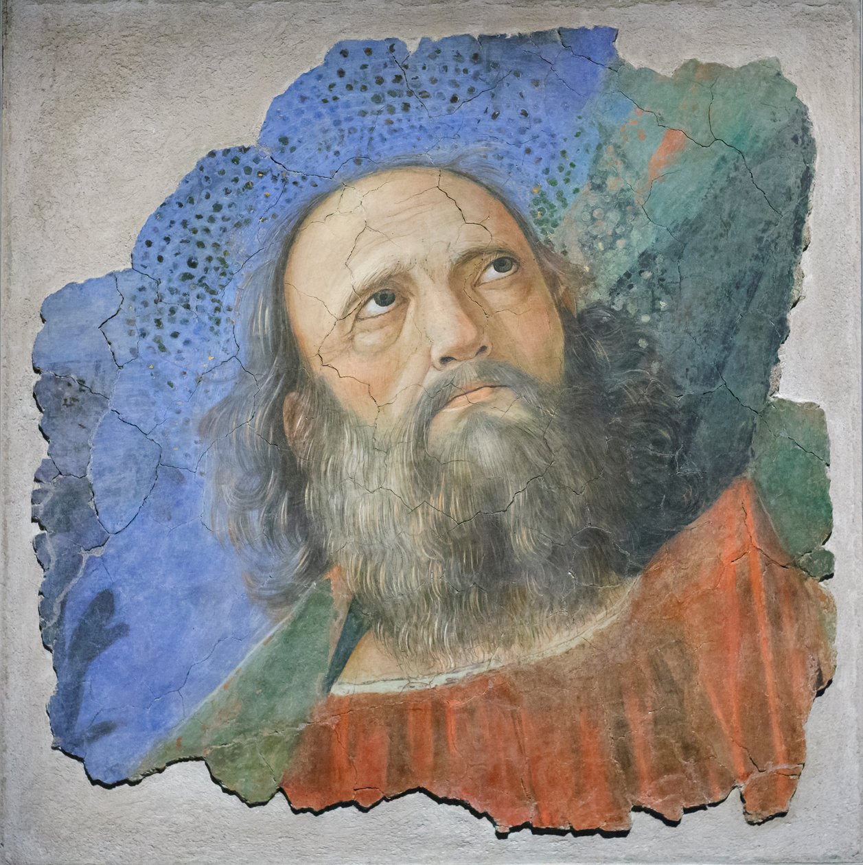 Hoofd van een apostel, ca. 1480 door Melozzo da Forli