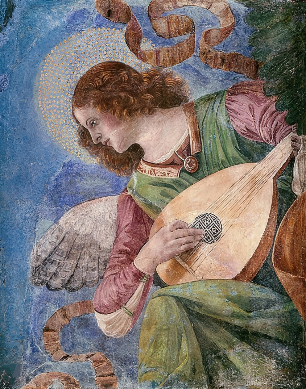 Muzikale engel. Omstreeks 1480 door Melozzo da Forli