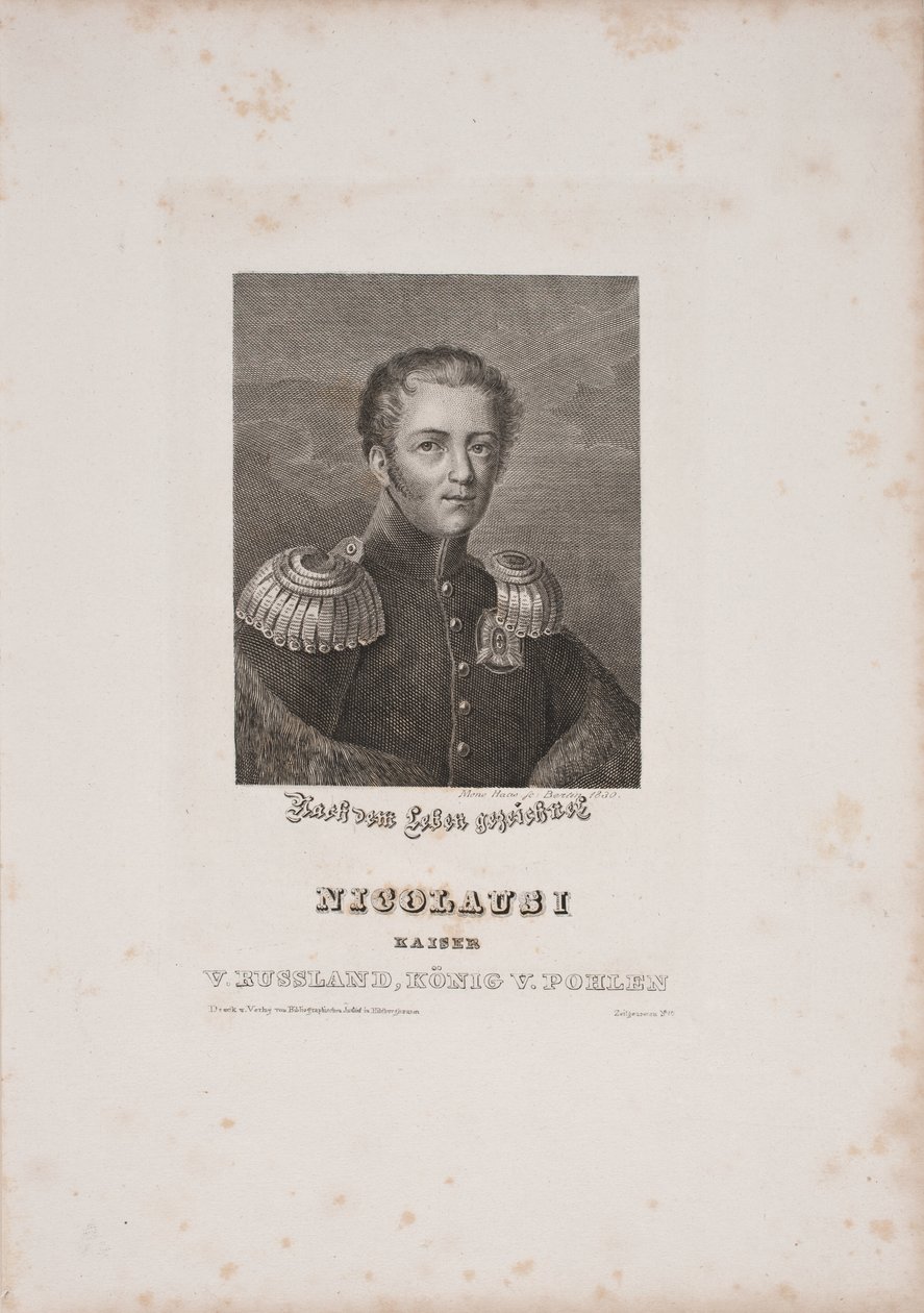 Deens: Nicolaas I van Rusland door Meno Haas