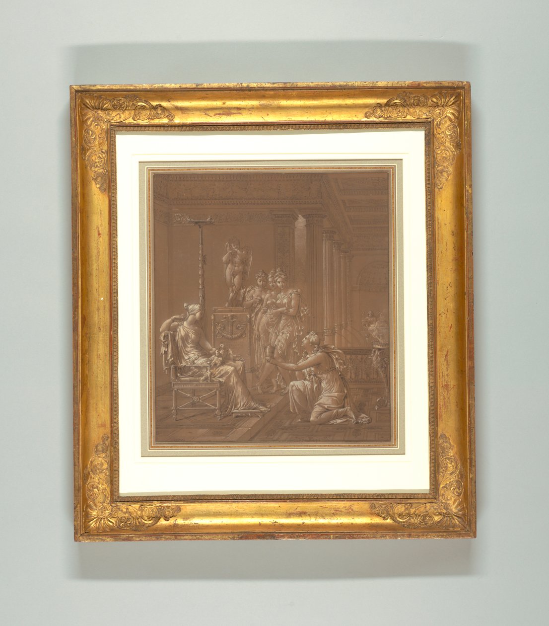 Tekening, Behangontwerp door Merry Joseph Blondel