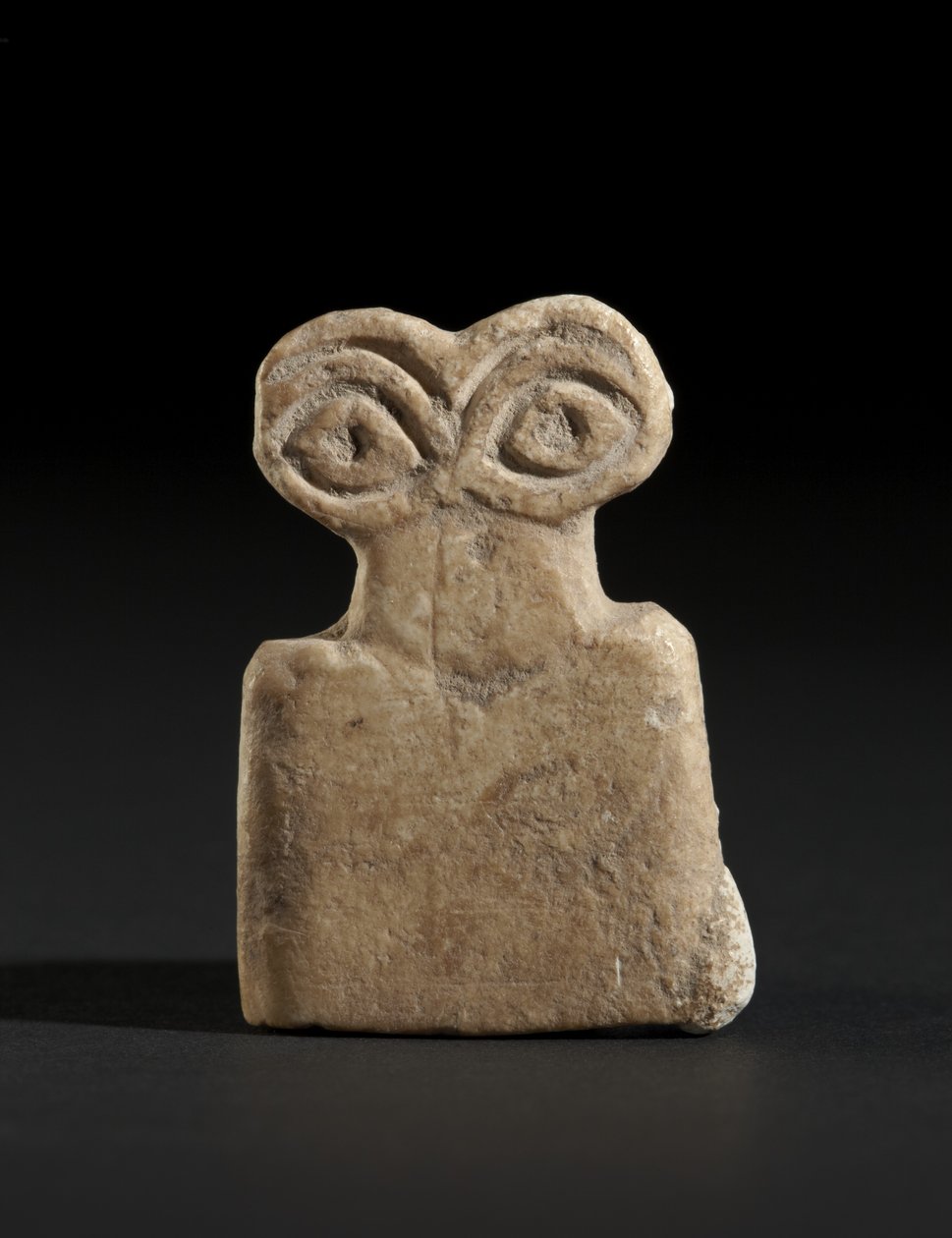 Oogidol amulet, c.3500 v.Chr. (gips) door Mesopotamian