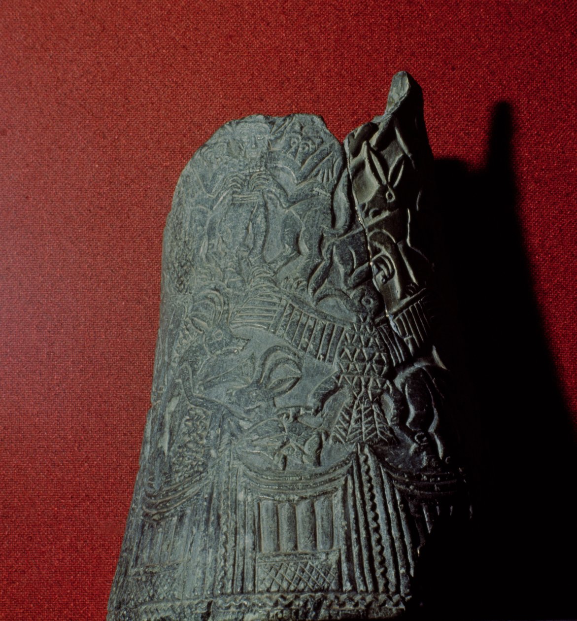 Vaas, uit Uruk (nu Warka, Irak) 3e millennium v.Chr. door Mesopotamian
