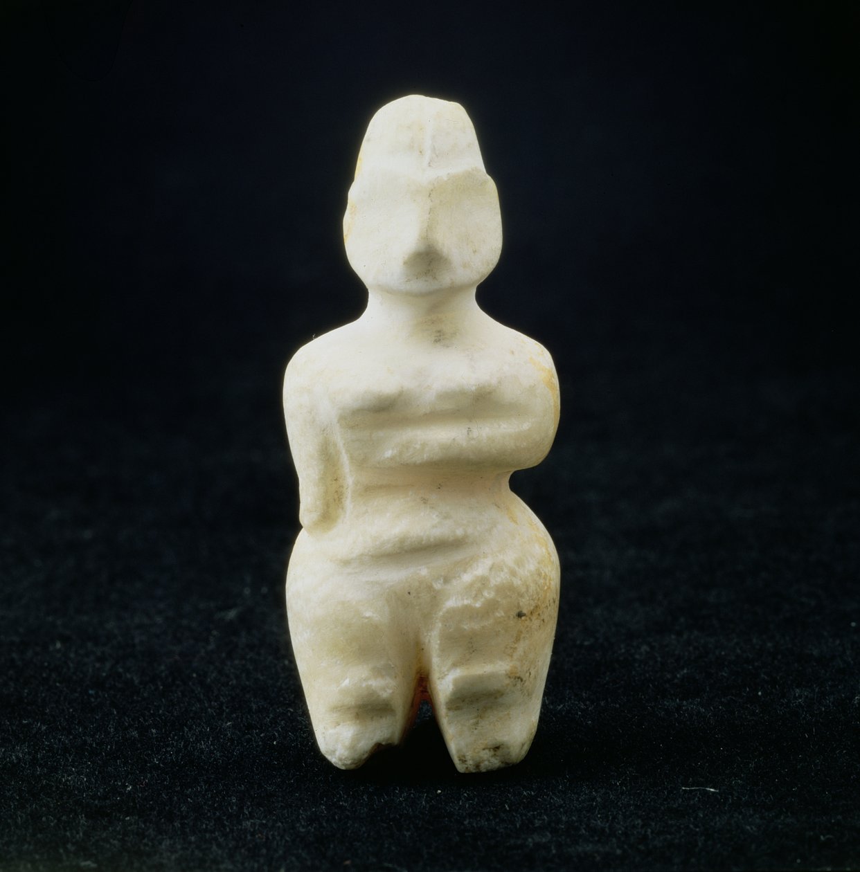 Vrouwelijk beeldje uit de necropolis van Tell es-Sawwan, centraal Mesopotamië, ca. 5800-5500 v.Chr. door Mesopotamian