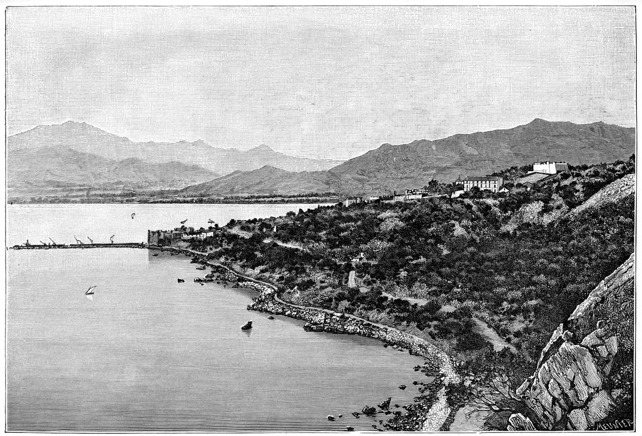 Uitzicht op Stora Bay door Meunier