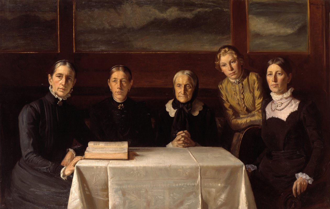 Eerste kerstdag 1900 door Michael Peter Ancher