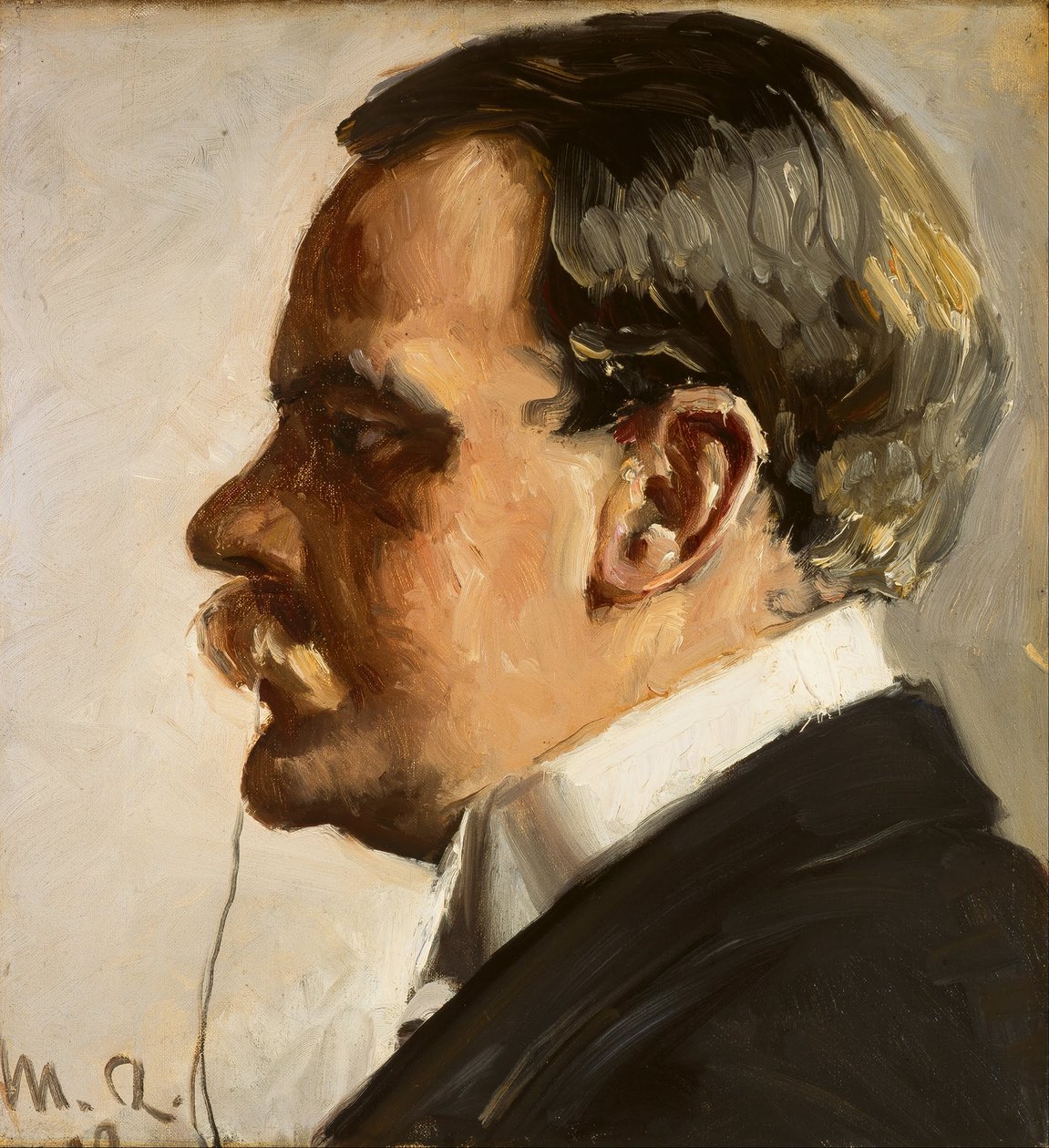Hakon Børresen door Michael Peter Ancher