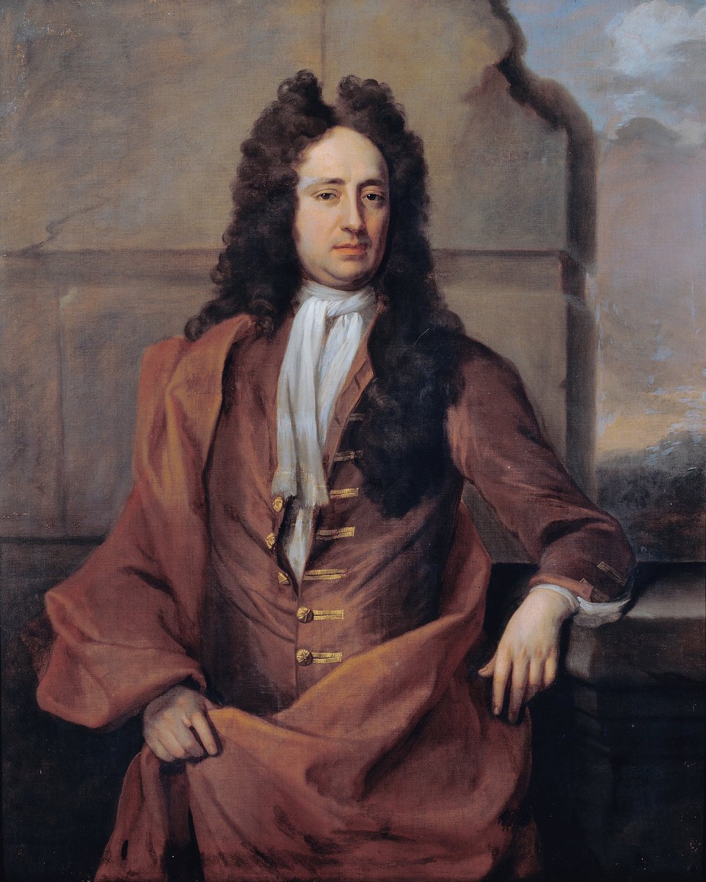 Portret van een man door Michael Dahl