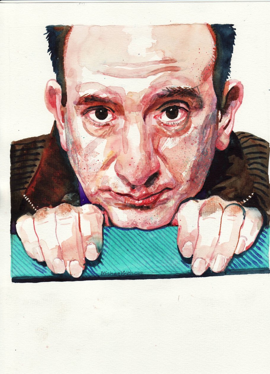 Armando Iannucci door Michael Frith