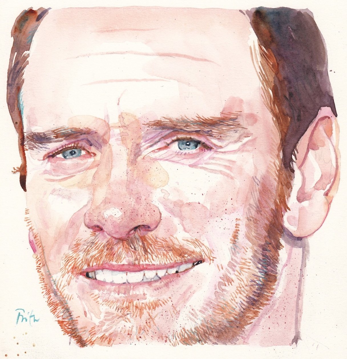 Michael Fassbender door Michael Frith