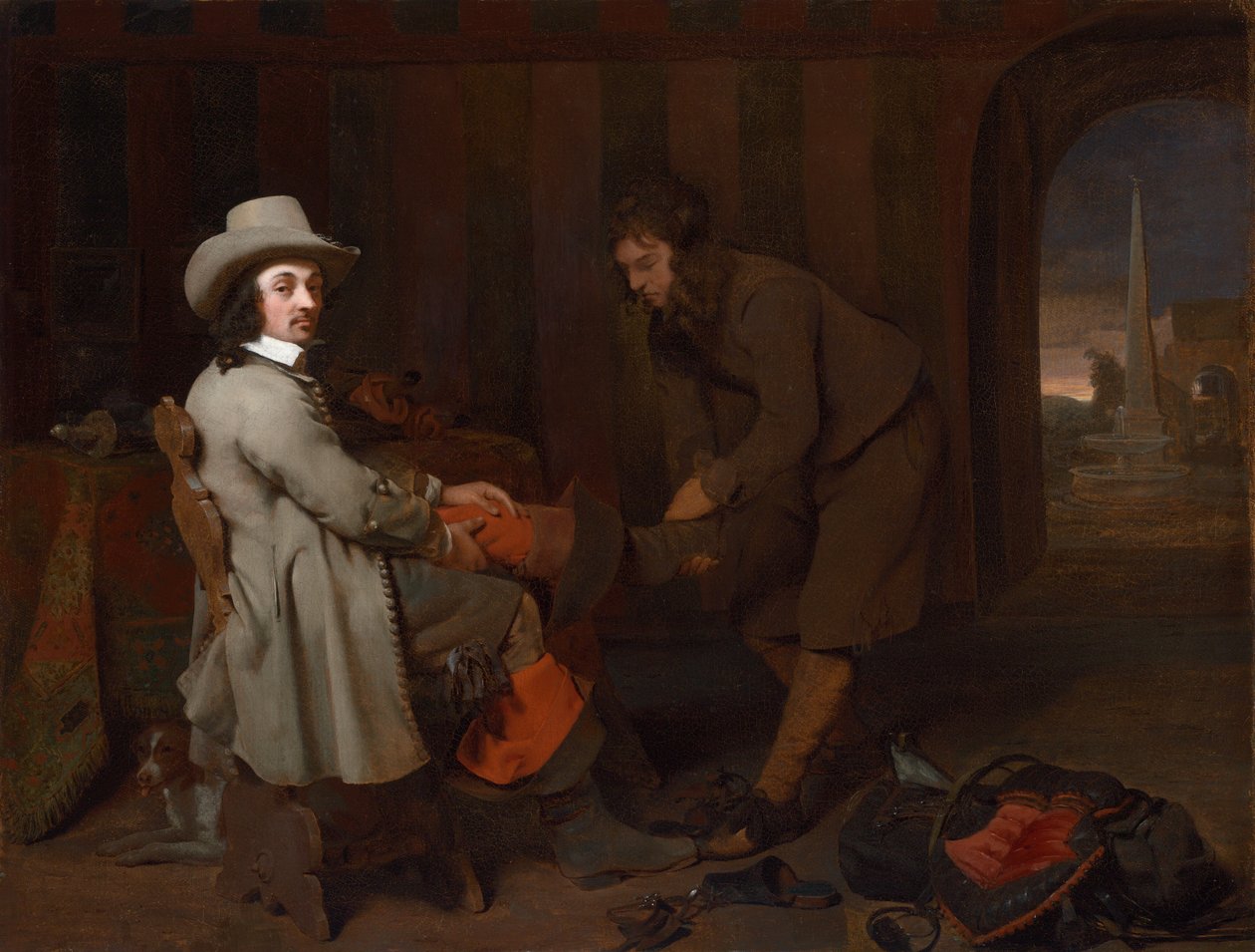 Anthonij de Bordes en Zijn Knecht door Michael Sweerts
