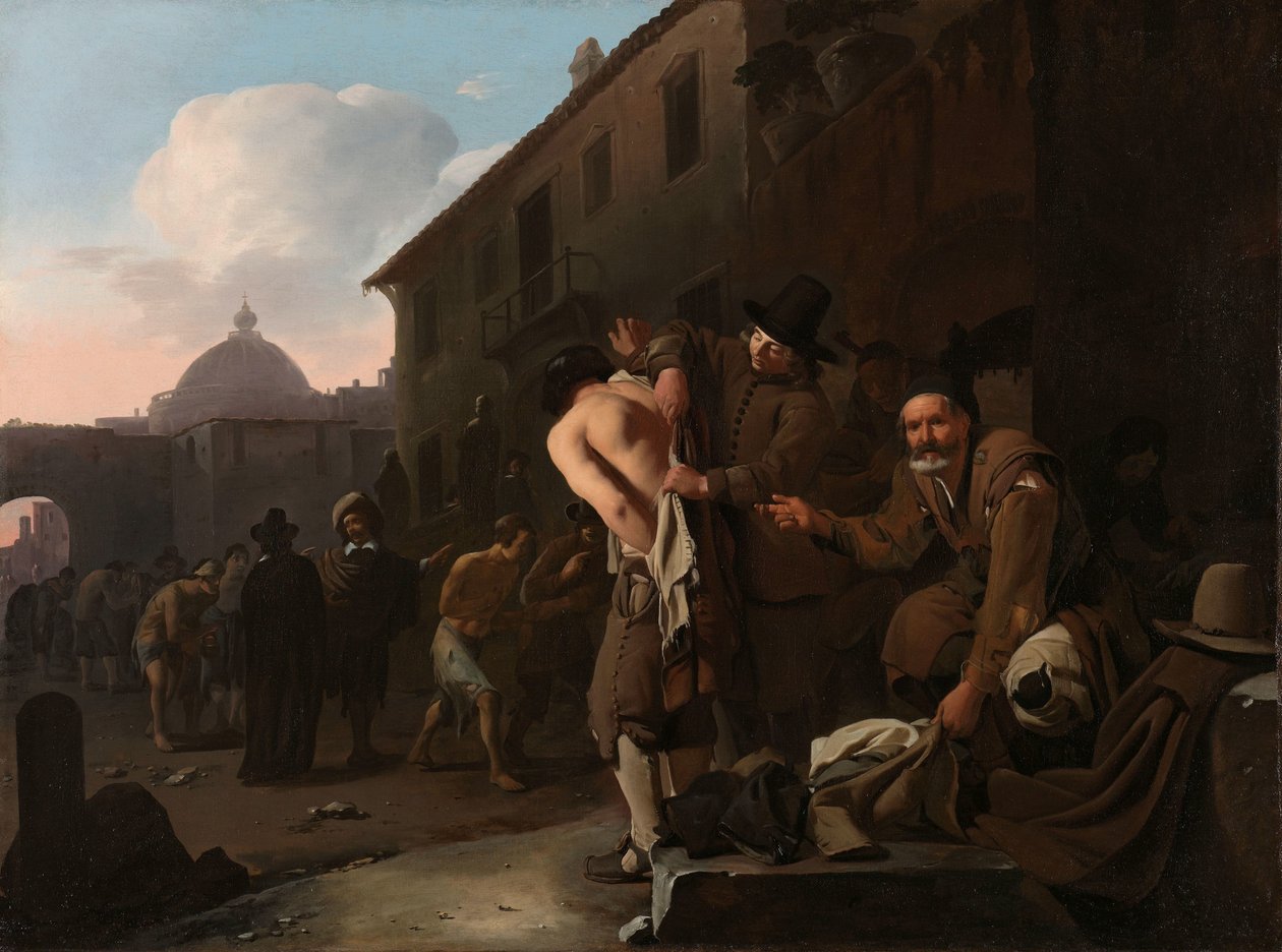 De naakten kleden door Michael Sweerts