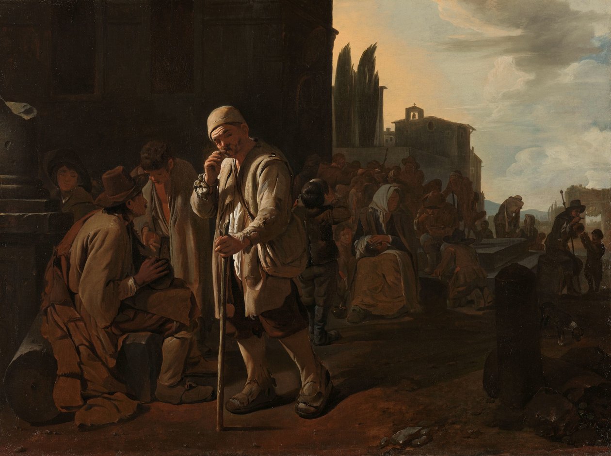 De hongerigen spijzen door Michael Sweerts