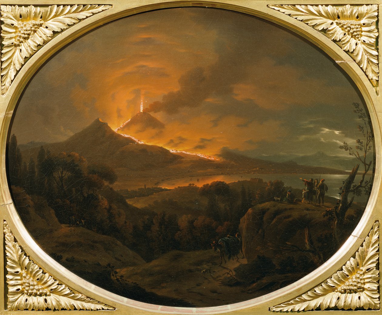 Uitbarsting van de Vesuvius door Michael Wutky