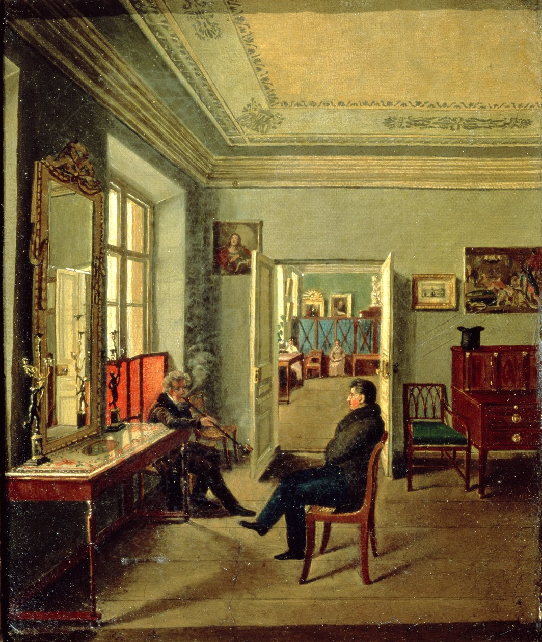 In de kamer door Michail Fyodorovich Davydov
