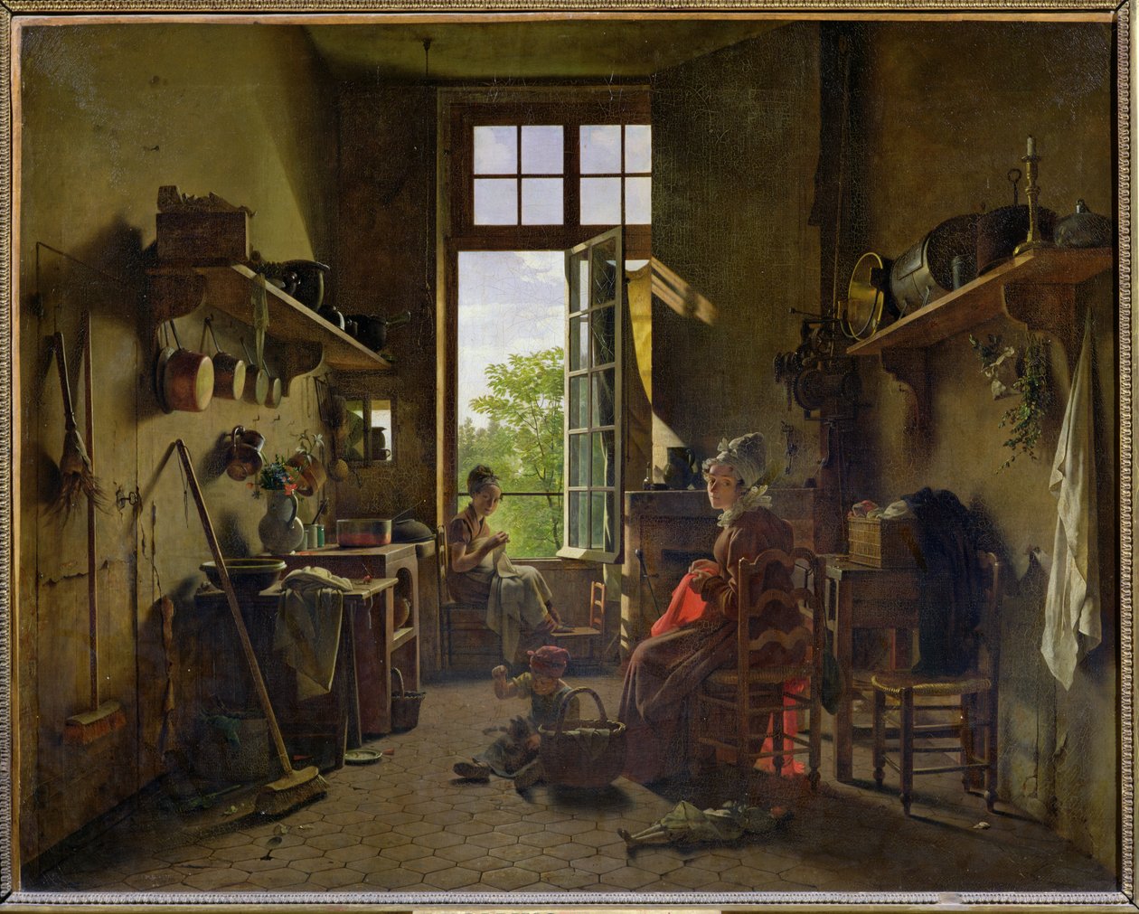 Interieur van een Keuken, 1815 door Michel Martin Drolling