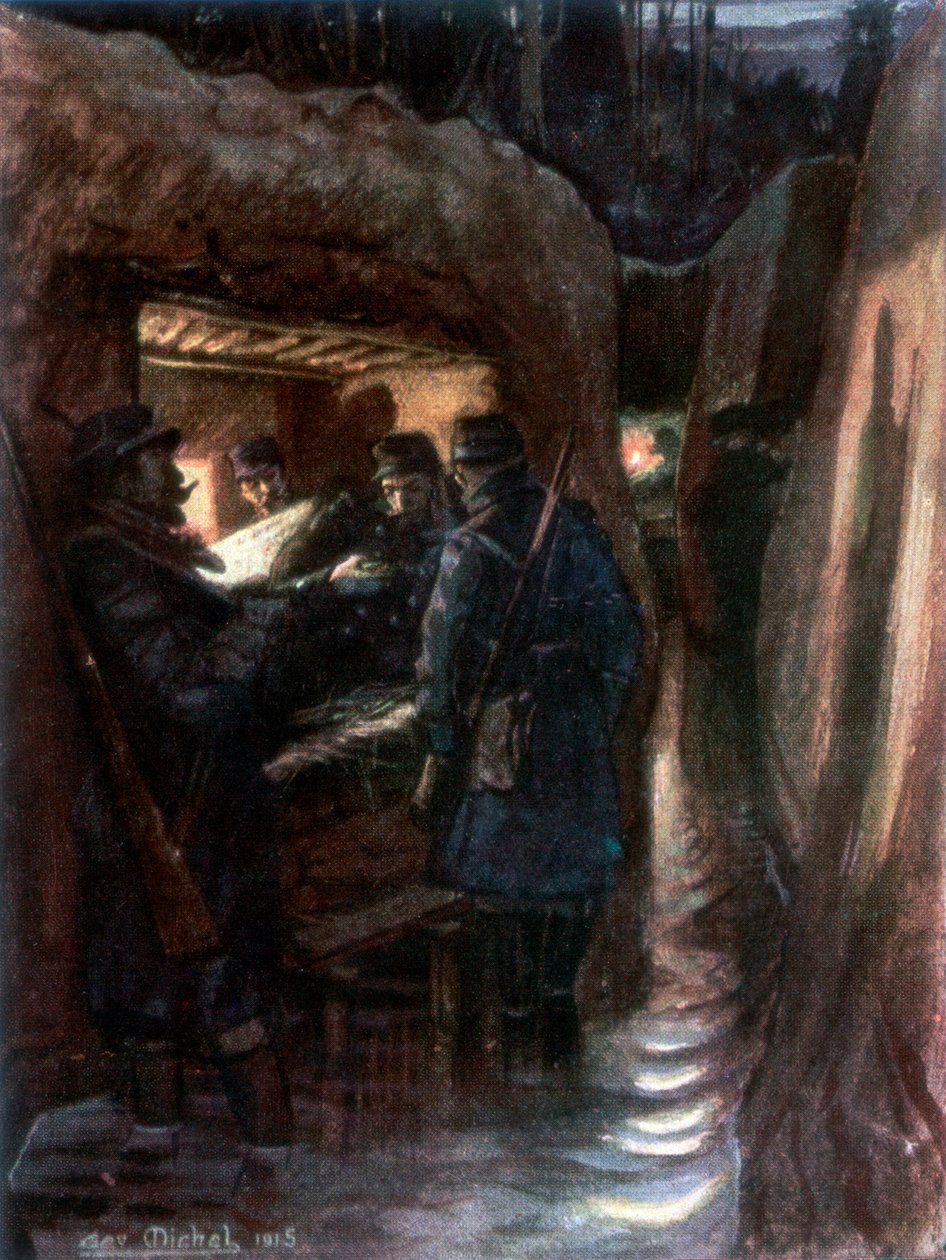 De commandant, Cagna, Frankrijk, 1915, 1926 door Michel