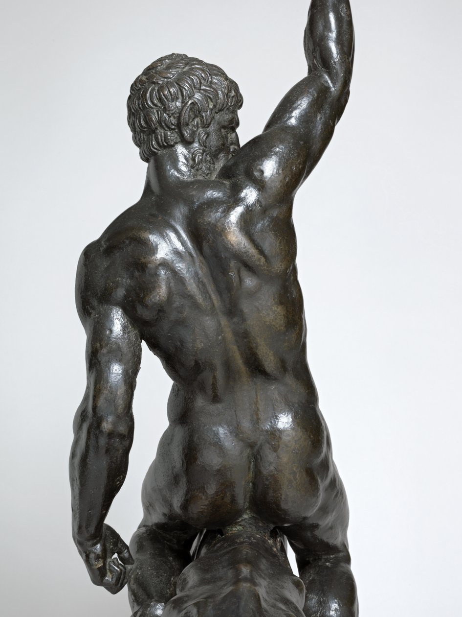 Naakte bacchanten die op panters rijden door Michelangelo Buonarroti