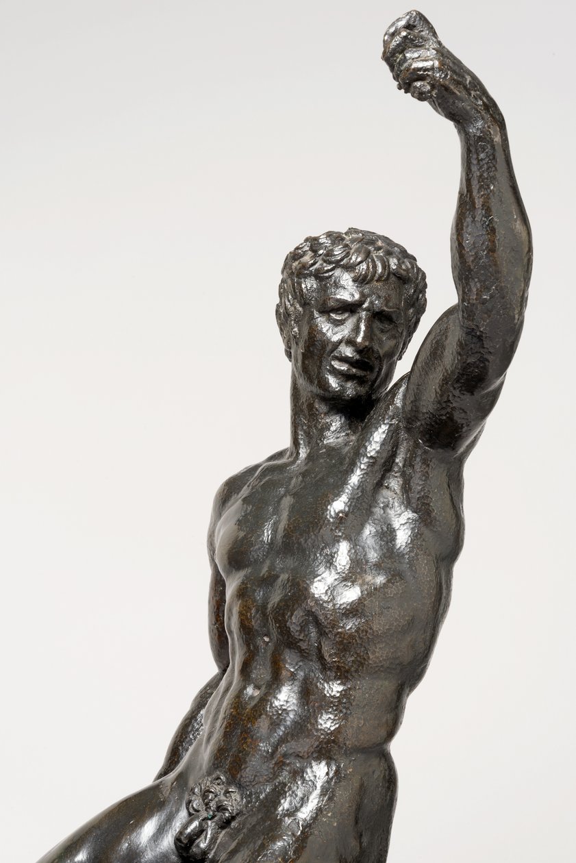 Naakte bacchanten rijden op panters door Michelangelo Buonarroti