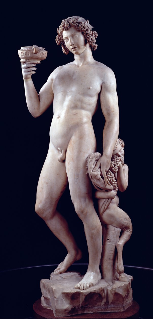De dronkenschap van Bacchus door Michelangelo Buonarroti