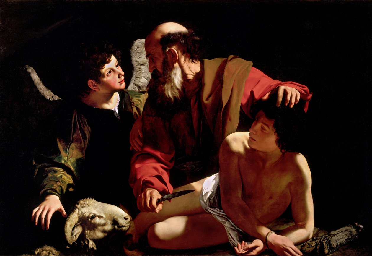 Het Offer van Isaak door Michelangelo Merisi Caravaggio