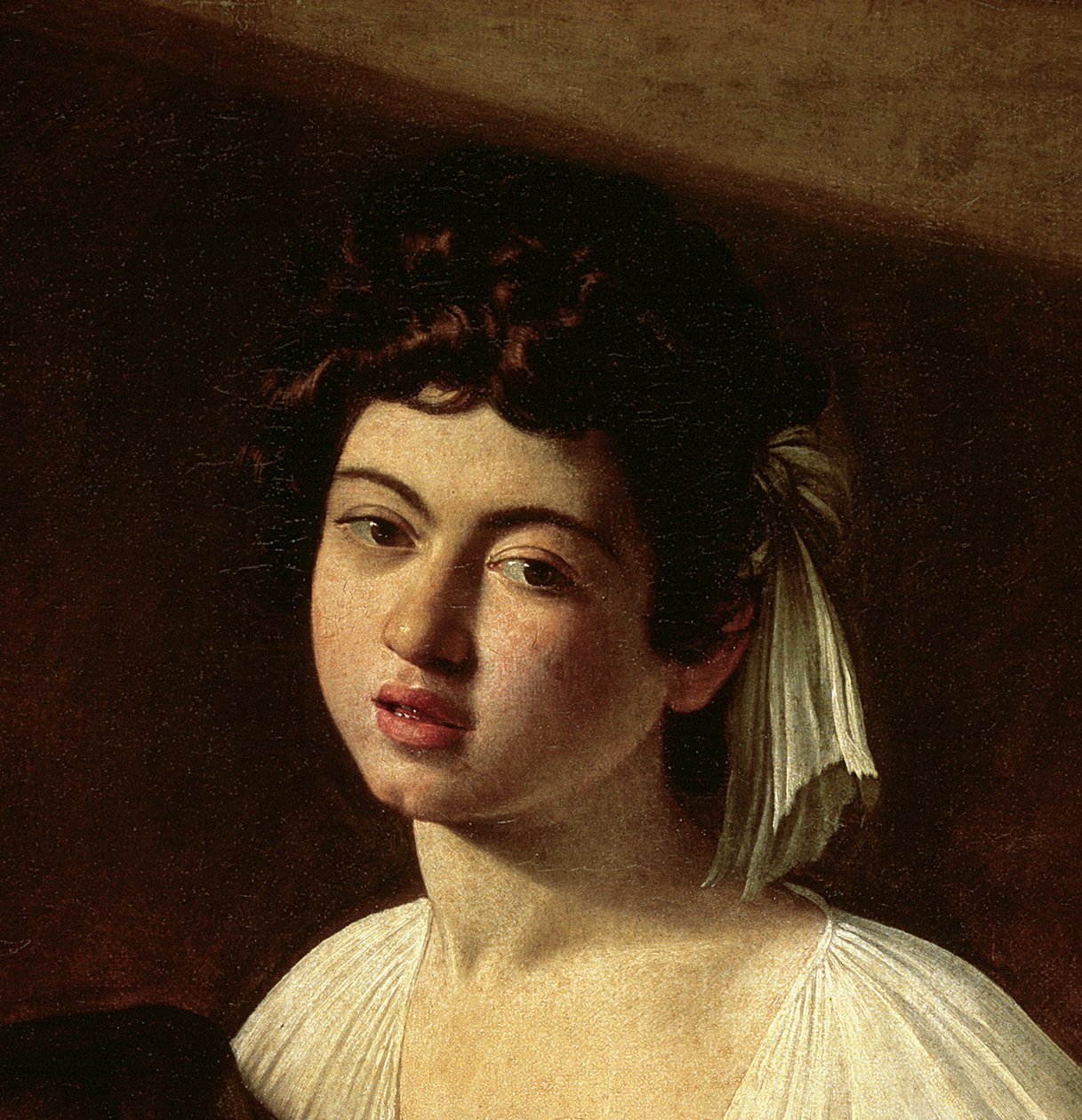 De luitspeler, c.1595 door Michelangelo Merisi Caravaggio