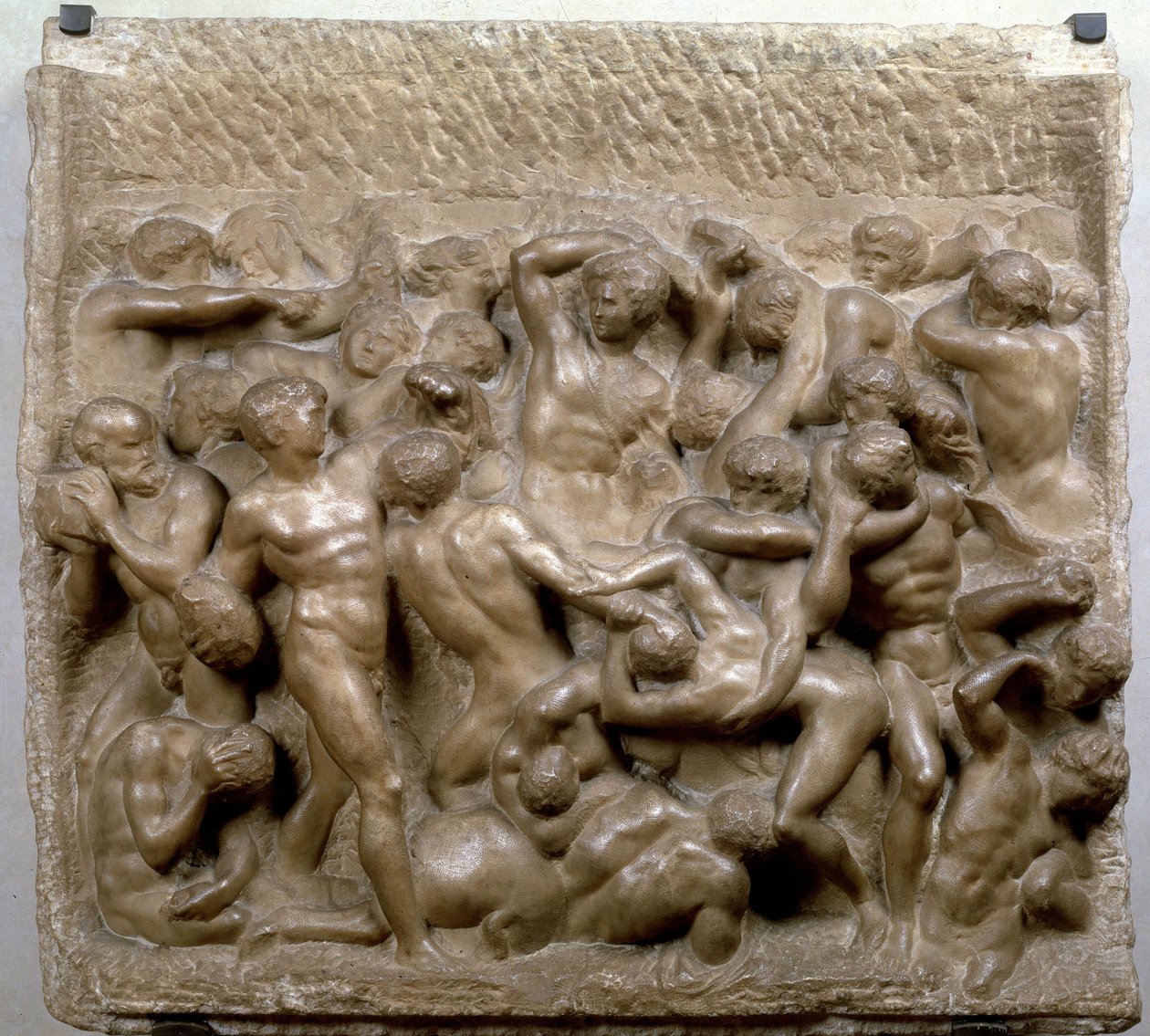 Centauren gevecht door Michelangelo Buonarroti