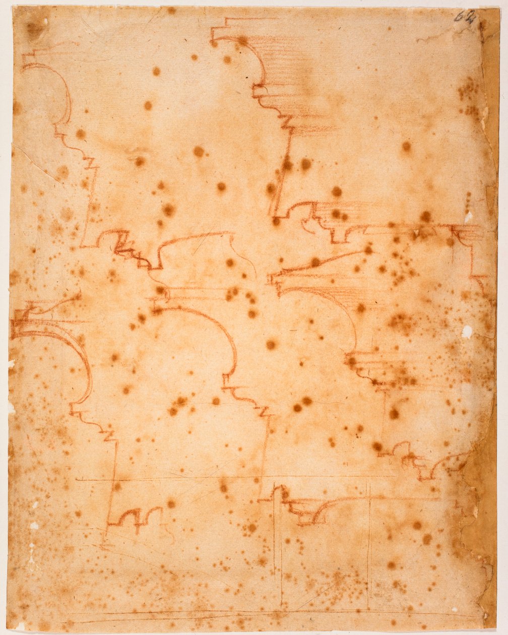 Lijsten voor de Laurentiaanse omheining door Michelangelo Buonarroti