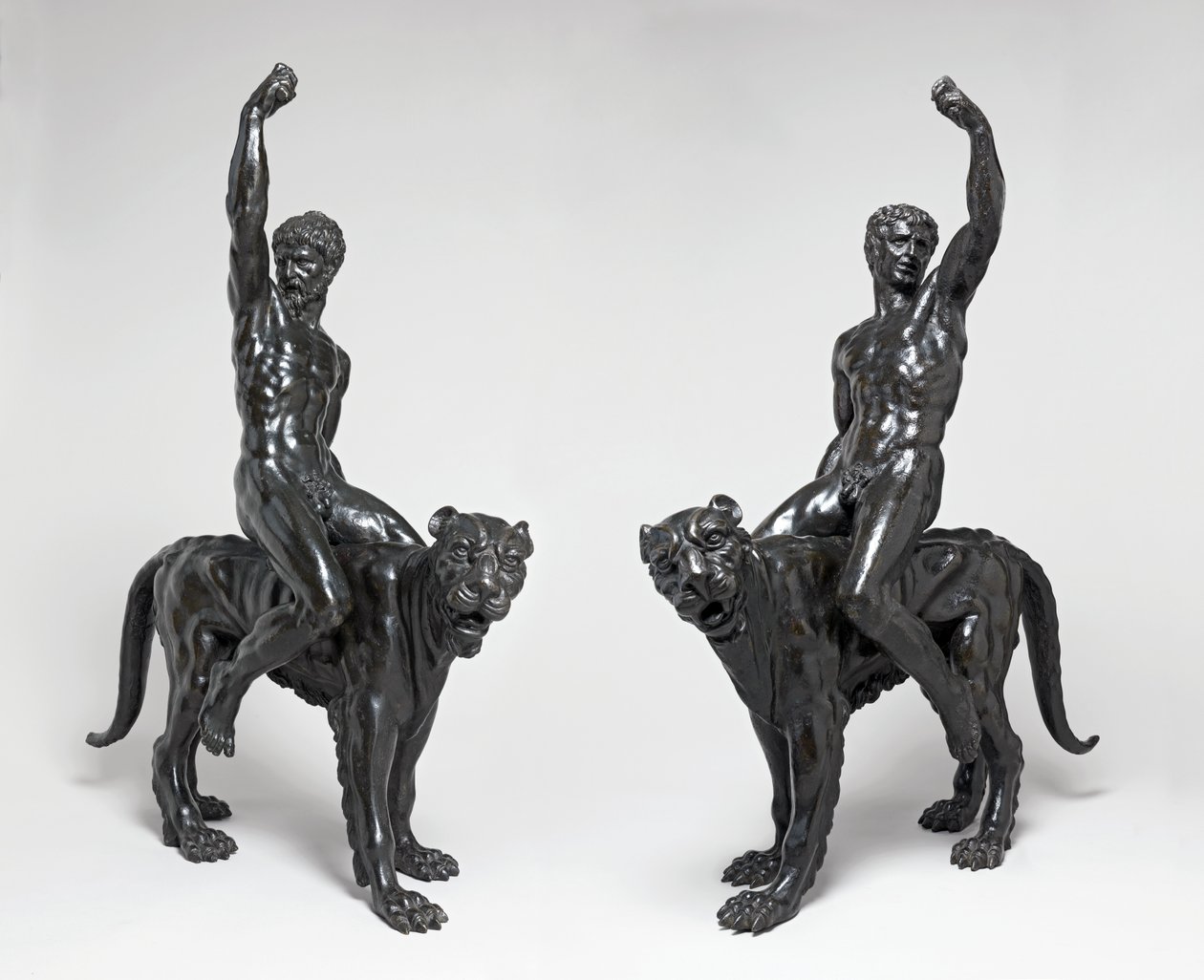 Naakte bacchanten rijdend op panters, ca. 1506-08 door Michelangelo Buonarroti
