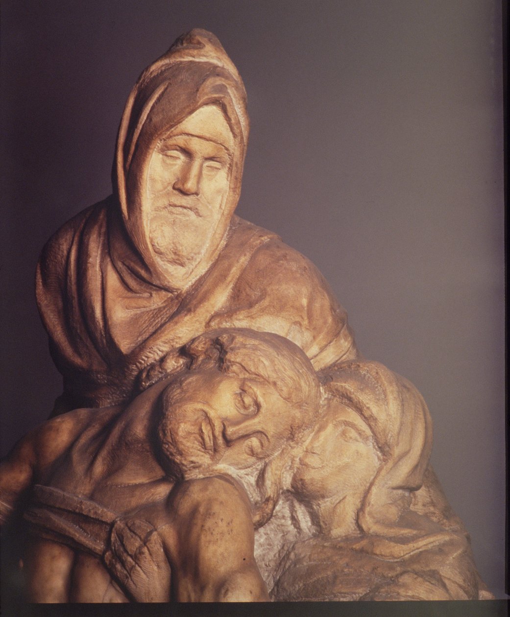 Pieta, detail door Michelangelo Buonarroti