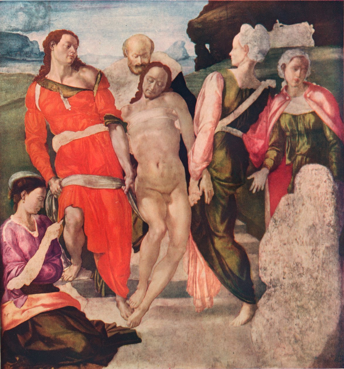 De Graflegging, ca. 1500, 1911 door Michelangelo Buonarroti