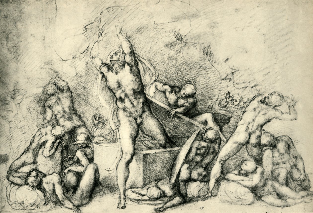 De opstanding door Michelangelo Buonarroti
