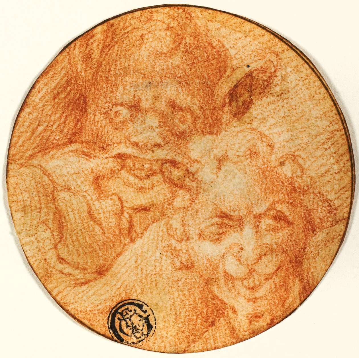 Twee duivels door Michelangelo Buonarroti