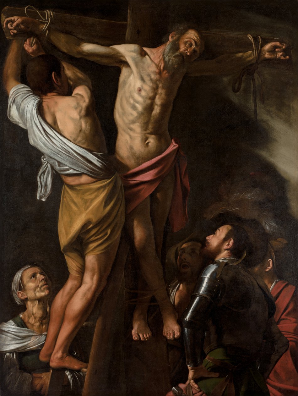 De Kruisiging van Sint Andreas, 1606-7 door Michelangelo Merisi Caravaggio