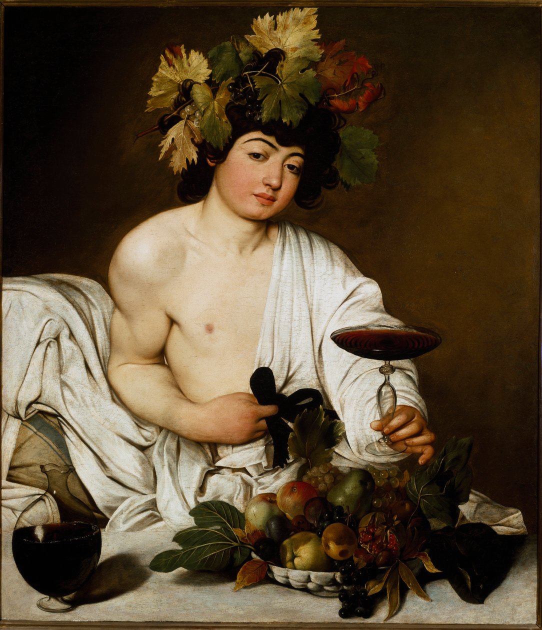Bacchus door Michelangelo Merisi da Caravaggio