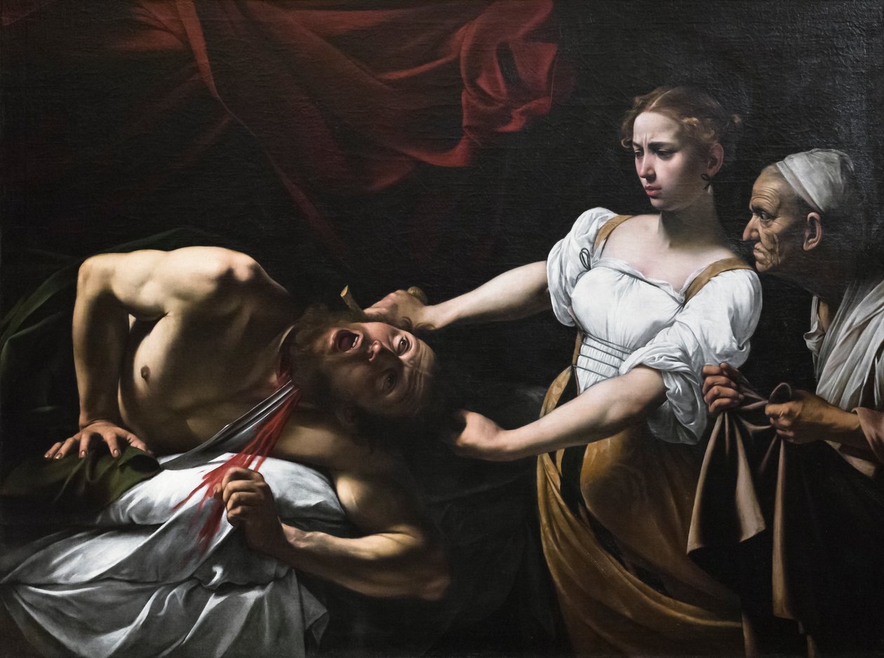 Judith en Holofernes door Michelangelo Merisi da Caravaggio