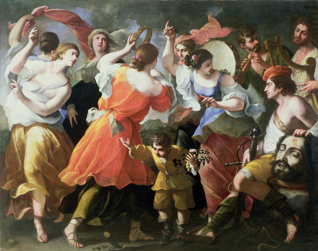 De triomf van David door Michele (monogram M.R. von) Ragoglia
