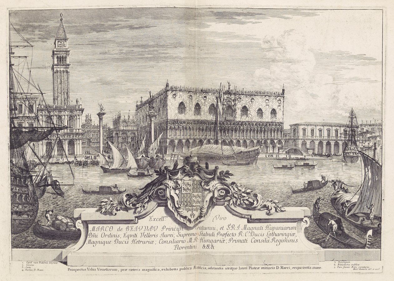 Magnificentiores Selectioresque Urbis Venetiarum Prospectus door Michele Marieschi